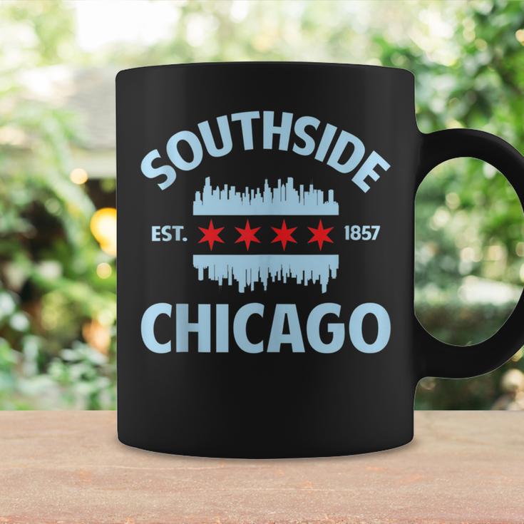 Southside Chicago Flag Skyline Coffee Mug Gifts ideas