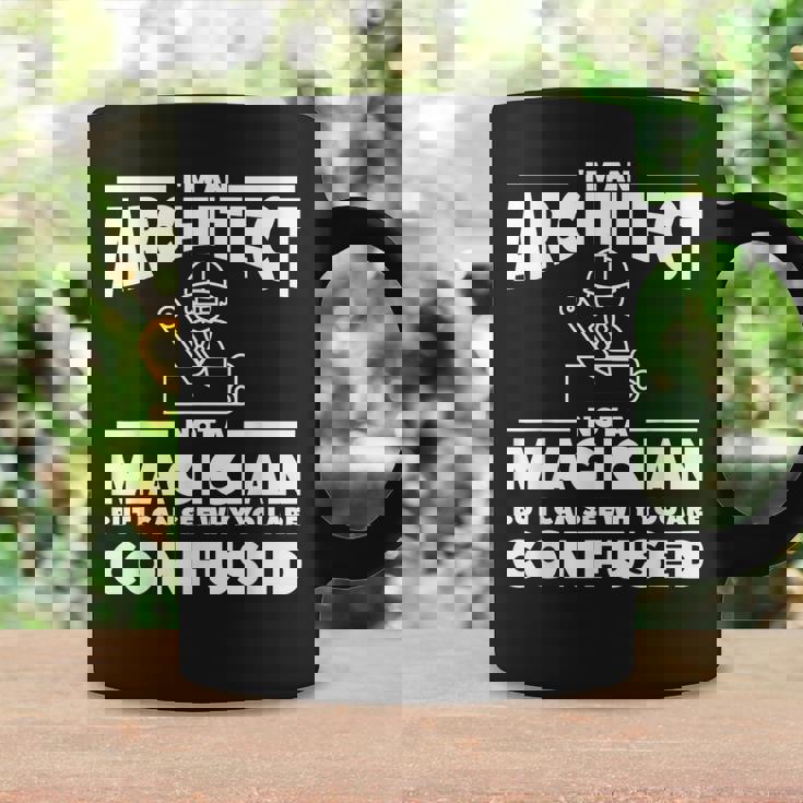 Soy Un Arquitecto No Un Mago Arquitectura Taza de café Ideas de regalos