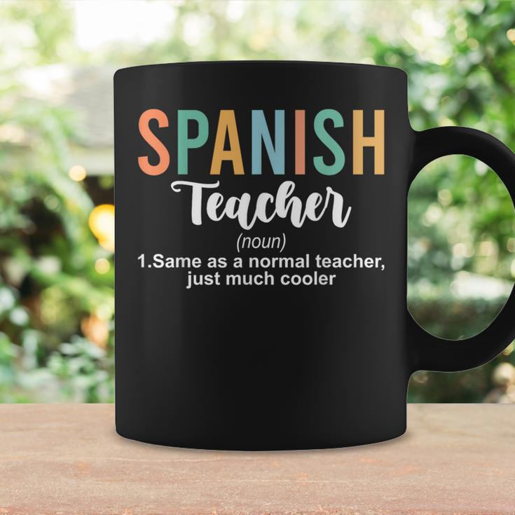 Spanish Teacher Definition Back To School First Day Coffee Mug Gifts ideas