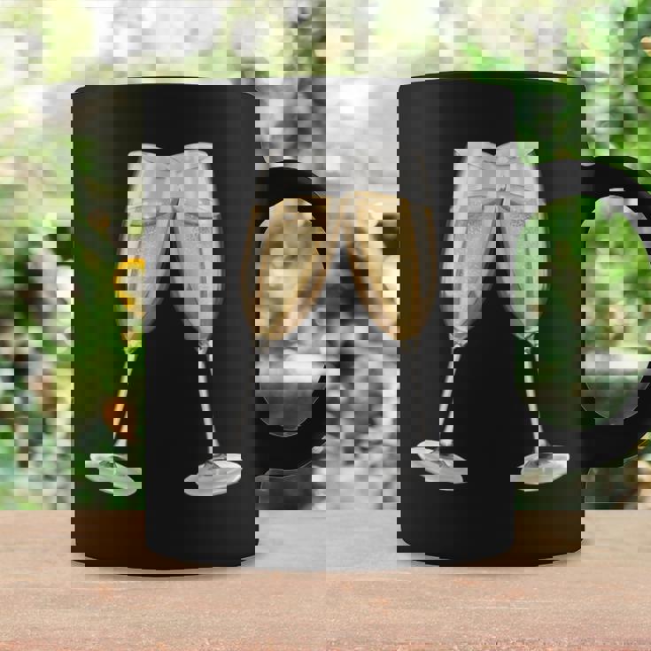 Sparkling Wine Champagne Glasses Toast D010-0645B Coffee Mug Gifts ideas