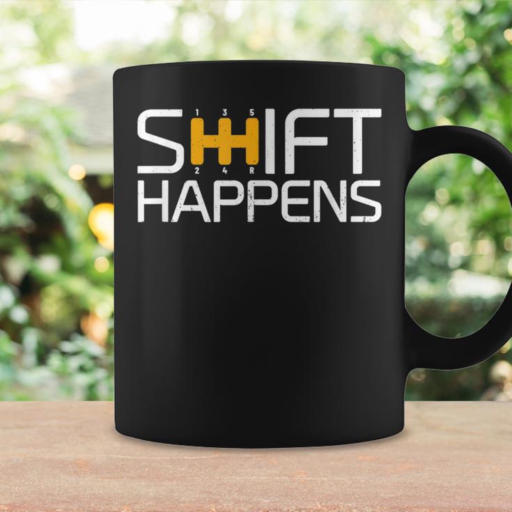 Sports Cars Street Racing Shift Happens Race Car Coffee Mug Gifts ideas