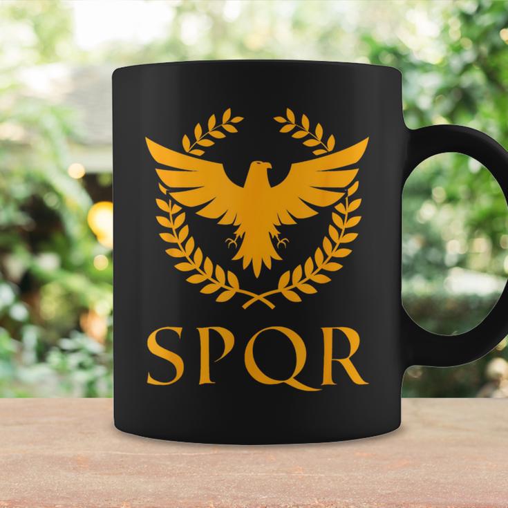 Spqr Roma Roma Regalo Antiguo Taza de café Ideas de regalos