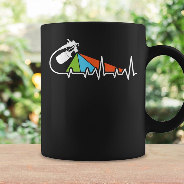 Spray Painter Heartbeat Ekg Auto Body Painter Car Detailer Coffee Mug Gifts ideas