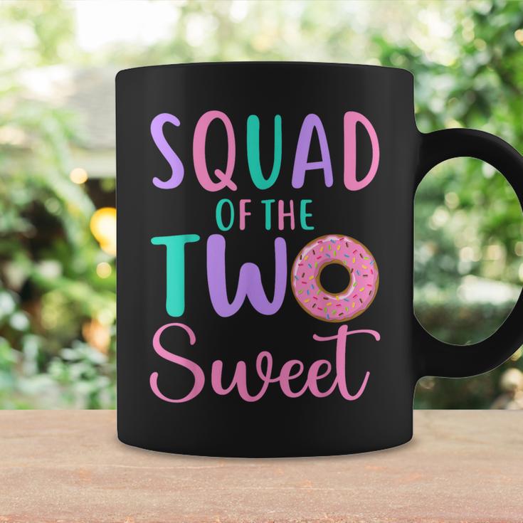 Squad Of The Two Sweet Team 2Nd Birthday Girl Donut Party Coffee Mug Gifts ideas