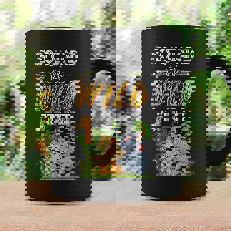 Squad Of The Wild Three Animal Safari 3Rd Birthday Party Coffee Mug Gifts ideas