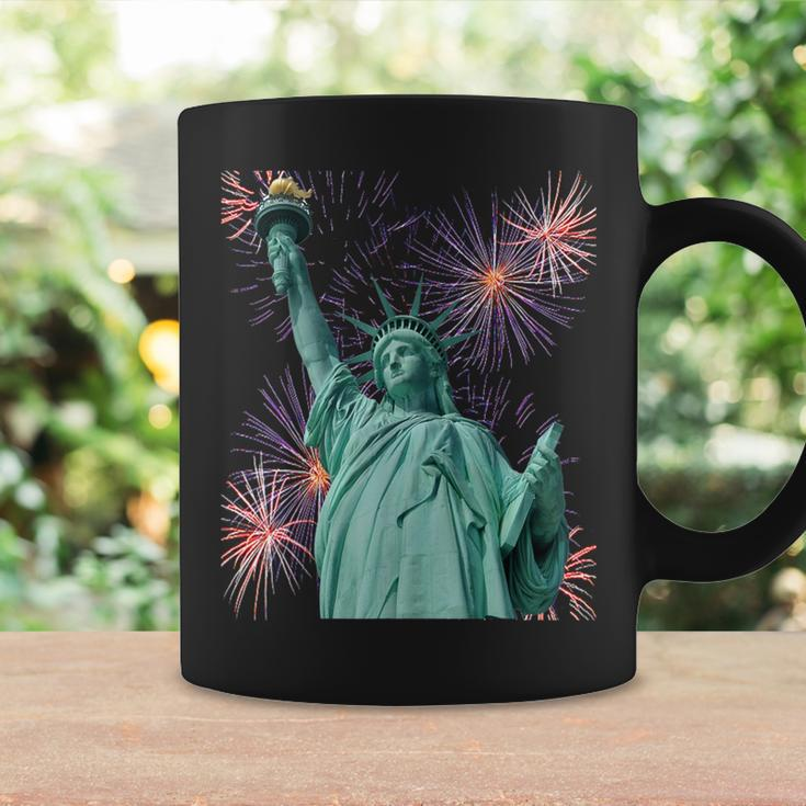 Statue Of Liberty Firework And Freedom Patriotic Coffee Mug Gifts ideas