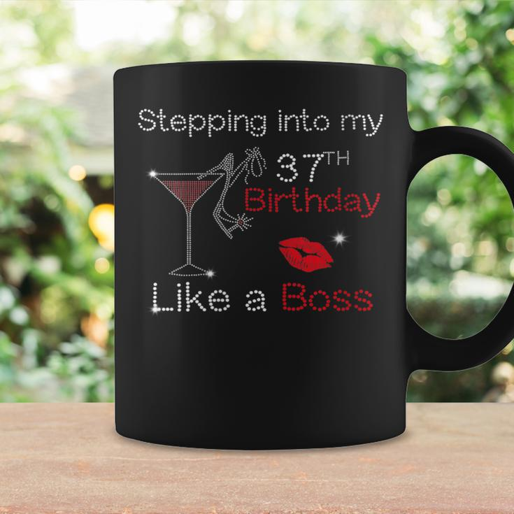 Stepping Into My 37Th Birthday Like A Boss Bday Women Coffee Mug Gifts ideas