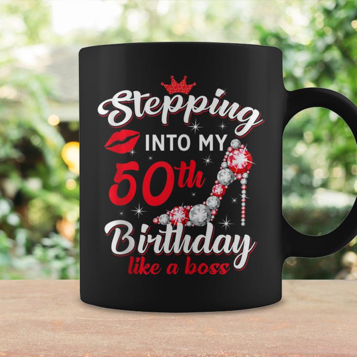 Stepping Into My 50Th Birthday Like A Boss 50 Years Old Coffee Mug Gifts ideas
