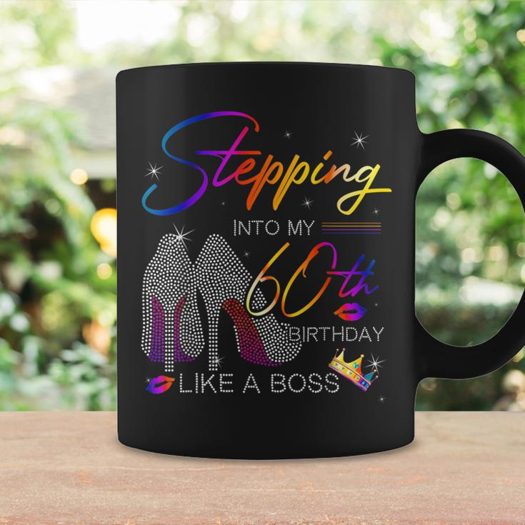 Stepping Into My 60Th Birthday Like A Boss Queen Coffee Mug Gifts ideas