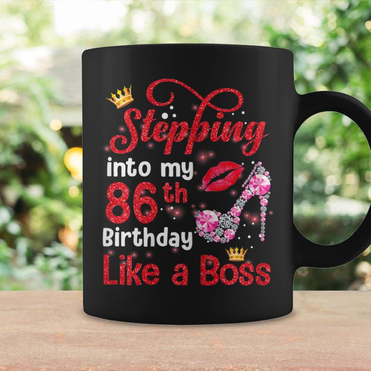 Stepping Into My 86Th Birthday Like A Boss Pumps Lips Coffee Mug Gifts ideas