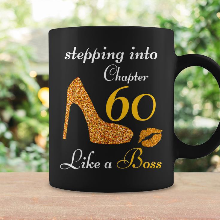 Stepping Into Chapter 60 Like A Boss 60 Birthday For Women Coffee Mug Gifts ideas