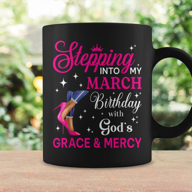 Stepping Into My March Girls High Heels Birthday Coffee Mug Gifts ideas