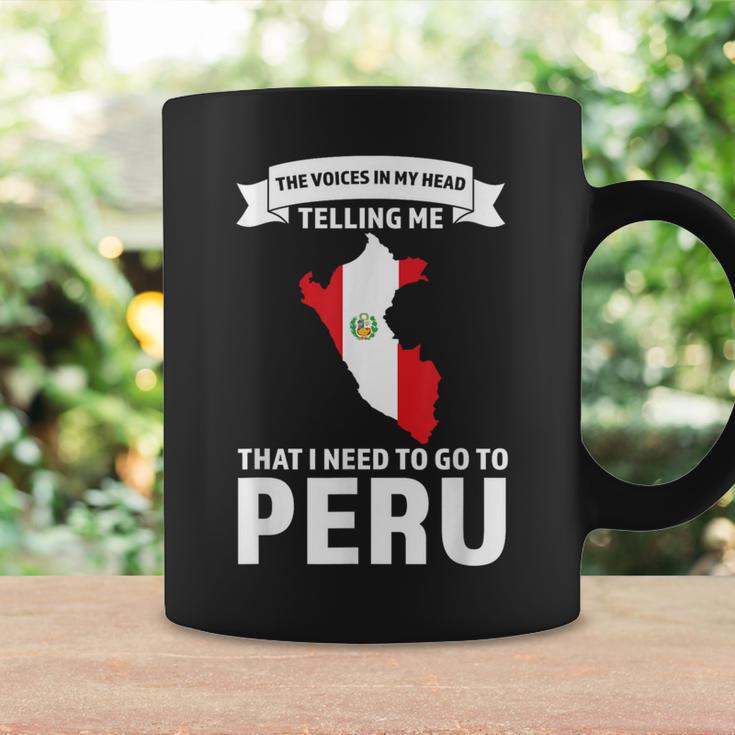 Stimme Sagt Mir Dass Ich Nach Peru Peru Gehen Muss Tassen Geschenkideen