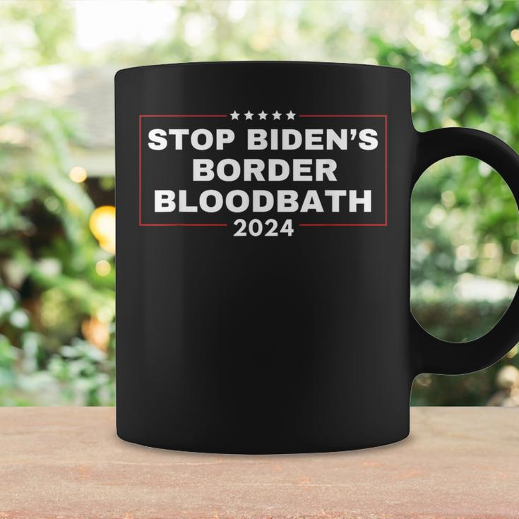 Stop Biden's Border Bloodbath Saying Trump Coffee Mug Gifts ideas