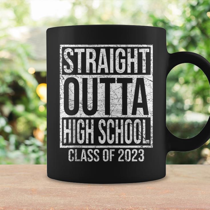 Straight Outta High School Graduation Class 2023 Coffee Mug Gifts ideas