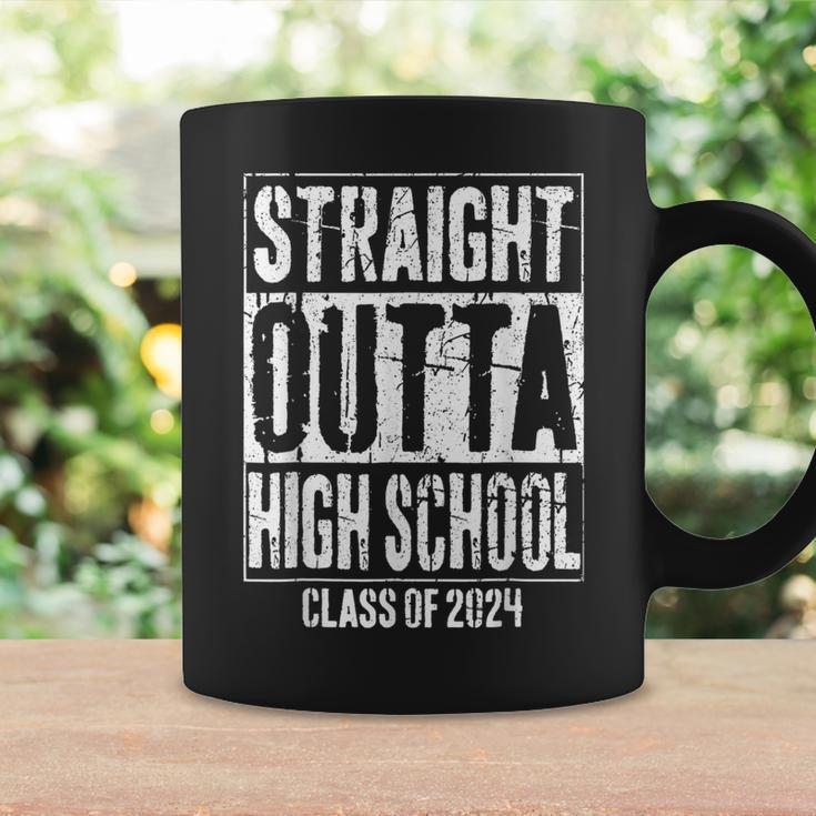 Straight Outta High School Graduation Class Of 2024 Grad Coffee Mug Gifts ideas