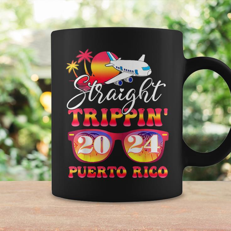 Straight Trippin' 2024 Family Vacation Puerto Rico Matching Coffee Mug Gifts ideas