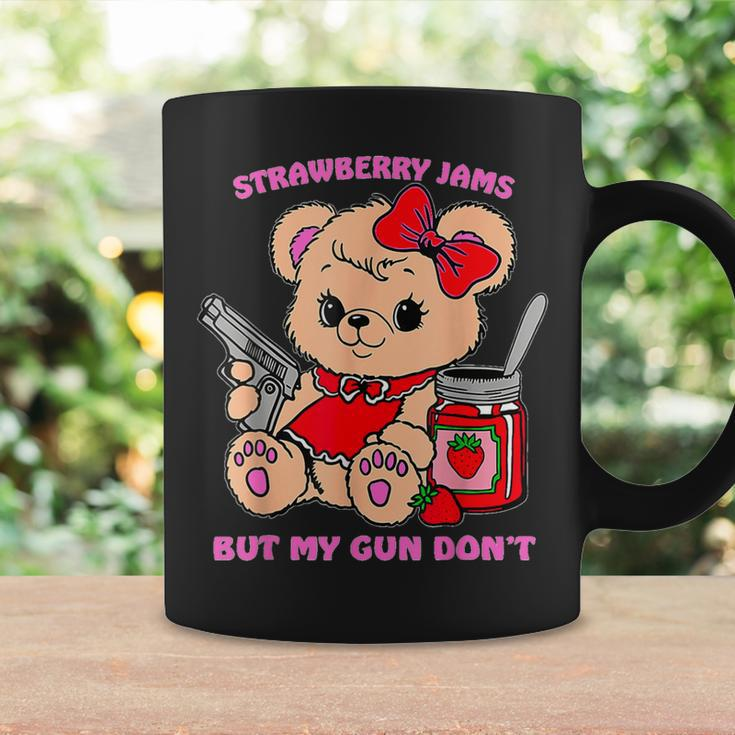 Strawberry Jams But My Gun Don't Teddy Bear Meme Coffee Mug Gifts ideas
