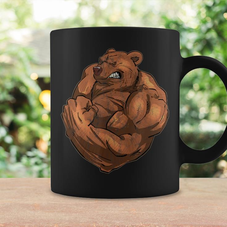 Strong Bear With Muscles Gym Coffee Mug Gifts ideas