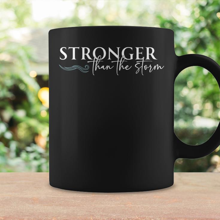 Stronger Than The Storm Inspirational Motivational Coffee Mug Gifts ideas