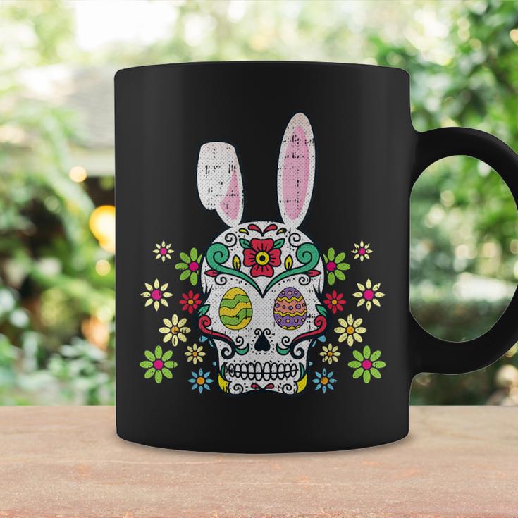 Sugar Skull Happy Easter Bunny Ears Cute Coffee Mug Gifts ideas