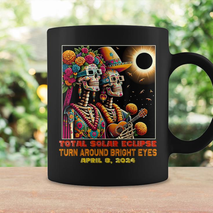 Sugar Skull Total Solar Eclipse Turn Around Bright Eyes Coffee Mug Gifts ideas