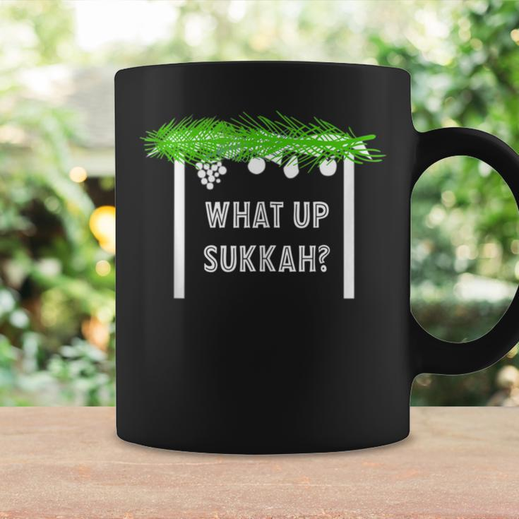 What Up Sukkah Happy Sukkot Four Species Lulav Jewish Coffee Mug Gifts ideas