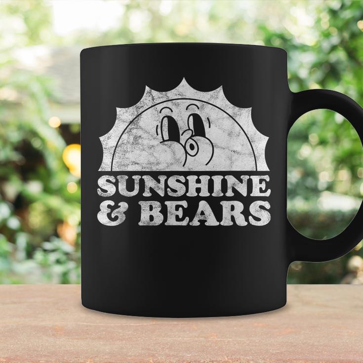 Sunshine And Bears Retro Vintage Sun Bear Coffee Mug Gifts ideas