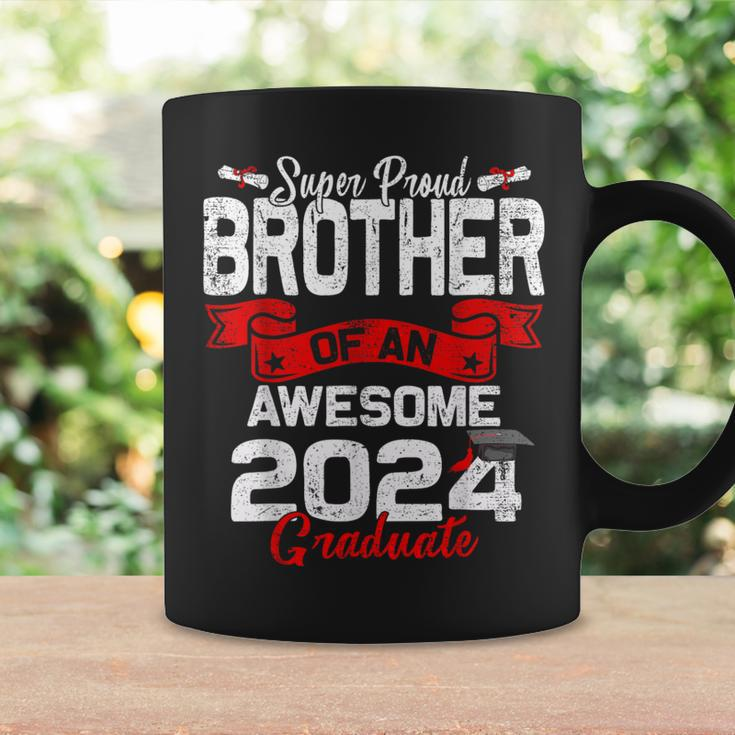 Super Proud Brother Of A 2024 Graduate 24 Graduation Coffee Mug Gifts ideas