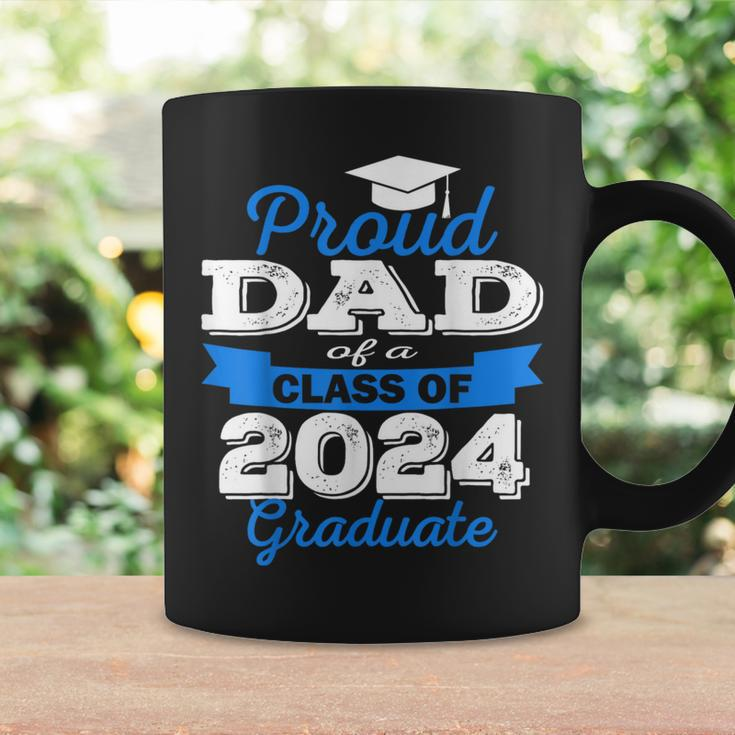 Super Proud Dad Of 2024 Graduate Awesome Family College Coffee Mug Gifts ideas
