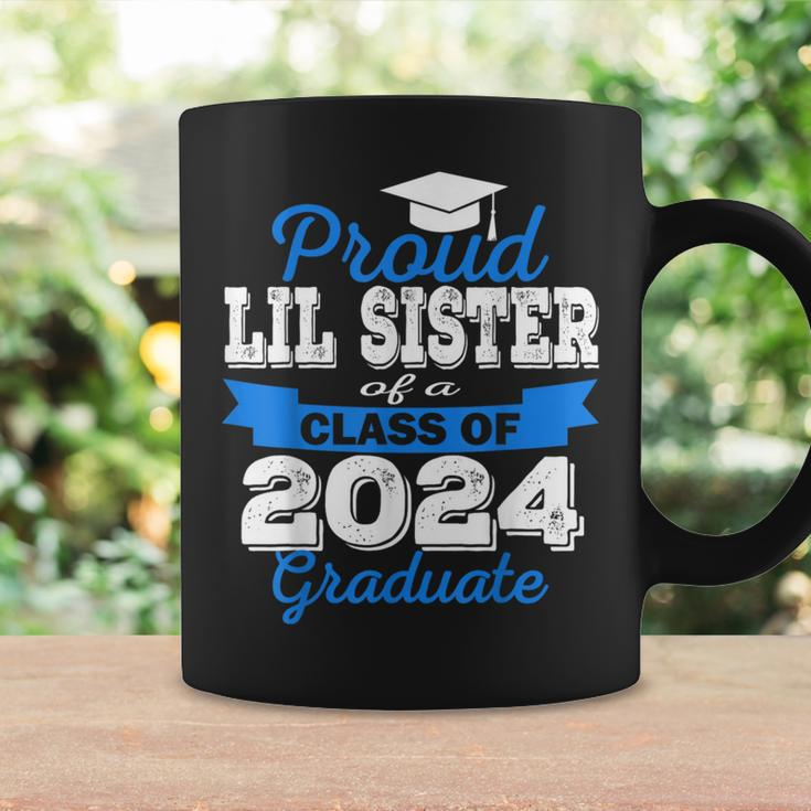 Super Proud Little Sister Of 2024 Graduate Awesome Family Coffee Mug Gifts ideas