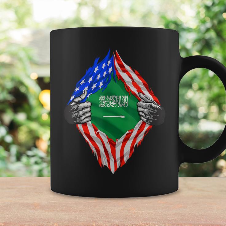 Super Saudi Arabian Heritage Proud Saudi Arabia Roots Flag Coffee Mug Gifts ideas