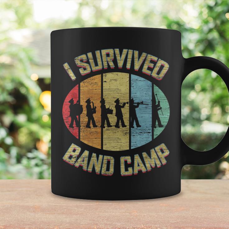 I Survived Band Camp Retro Vintage Marching Band Coffee Mug Gifts ideas