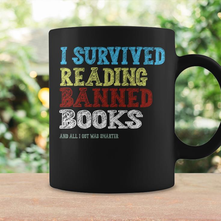 I Survived Reading Banned Books Book Lovers Quote Coffee Mug Gifts ideas