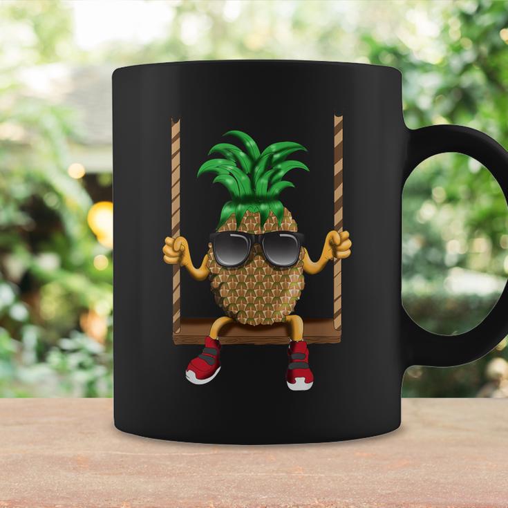 Swinging Pineapple Swing Beach Sun Swinging Fruit Fruit Coffee Mug Gifts ideas