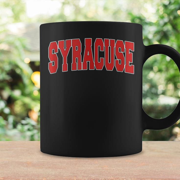 Syracuse Ny New York Varsity Style Usa Vintage Sports Coffee Mug Gifts ideas