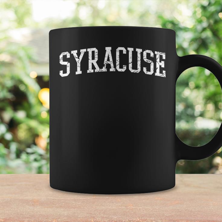 Syracuse Ny- Throwback Vintage Worn Classic Coffee Mug Gifts ideas