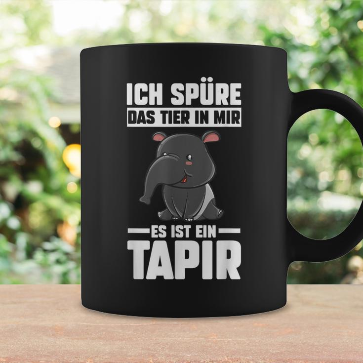 Tapir-Tassen mit Spruch Ich spüre das Tier in mir, es ist ein Tapir, Lustiges Outfit Geschenkideen