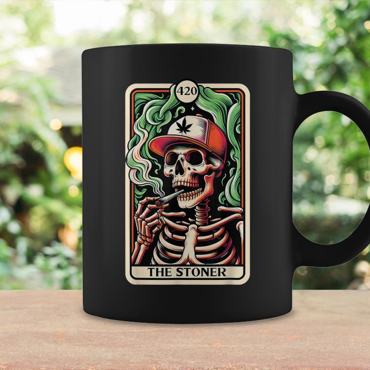 Tarot Card The Stoner Weed Lover Skeleton Cannabis 420 Coffee Mug Gifts ideas