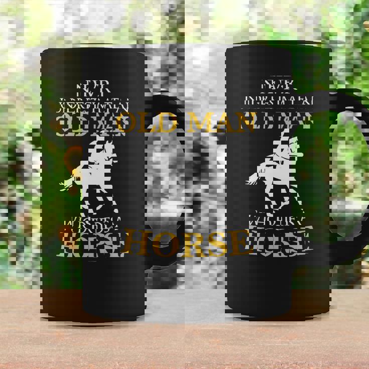 Tasse Homme à Cheval, Vieil Homme Cavalier Humoristique Idées cadeaux