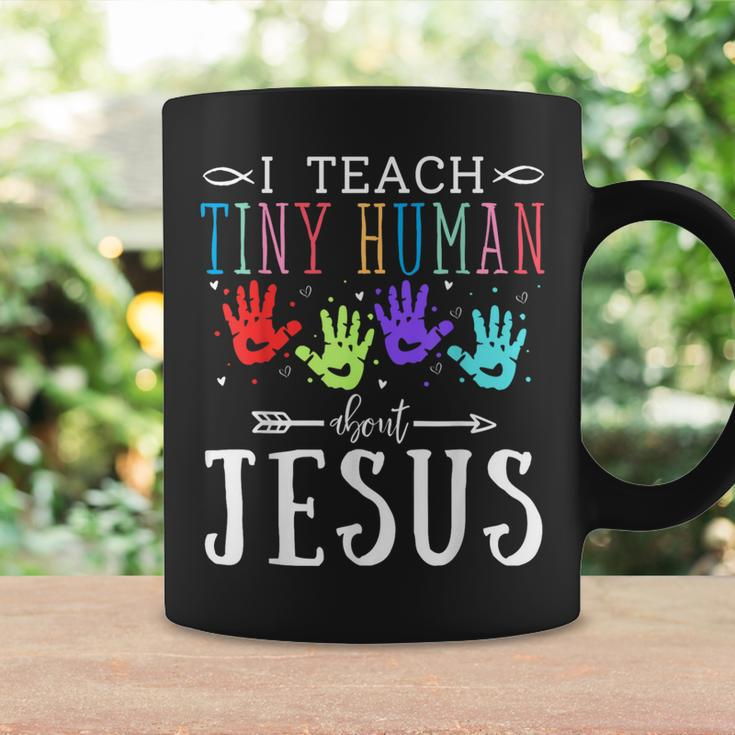 I Teach Tiny Humans About Jesus Teacher Sunday School Squad Coffee Mug Gifts ideas