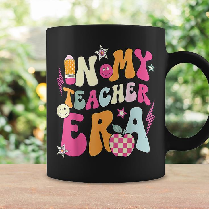 In My Teacher Era Happy 100 Days Of School Groovy Teacher Coffee Mug Gifts ideas