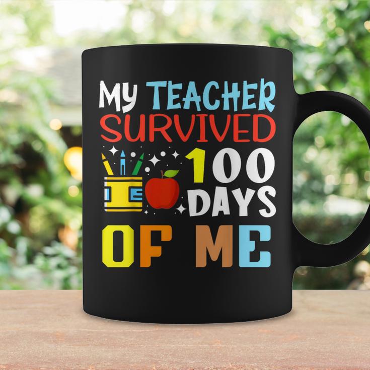 My Teacher Survived 100 Days Of Me 100 Days Of School Coffee Mug Gifts ideas