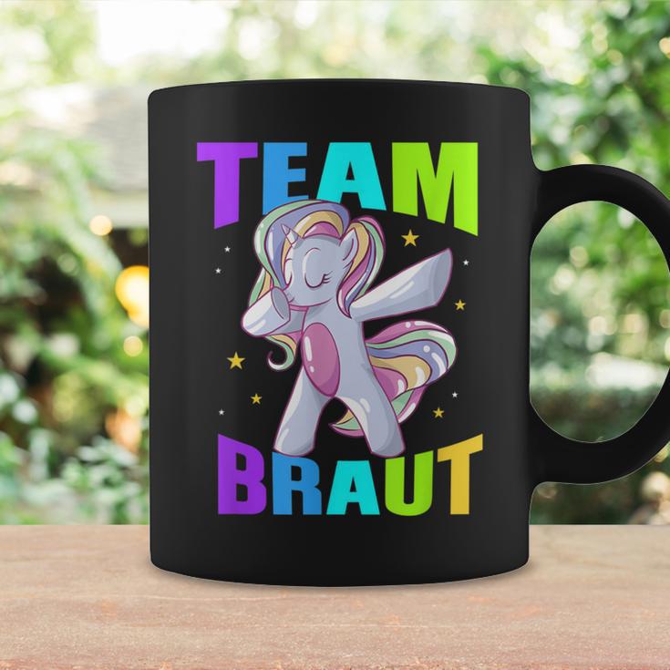 Team Braut Einhorn Hochzeit Unicorn Junggesellenabschied Tassen Geschenkideen