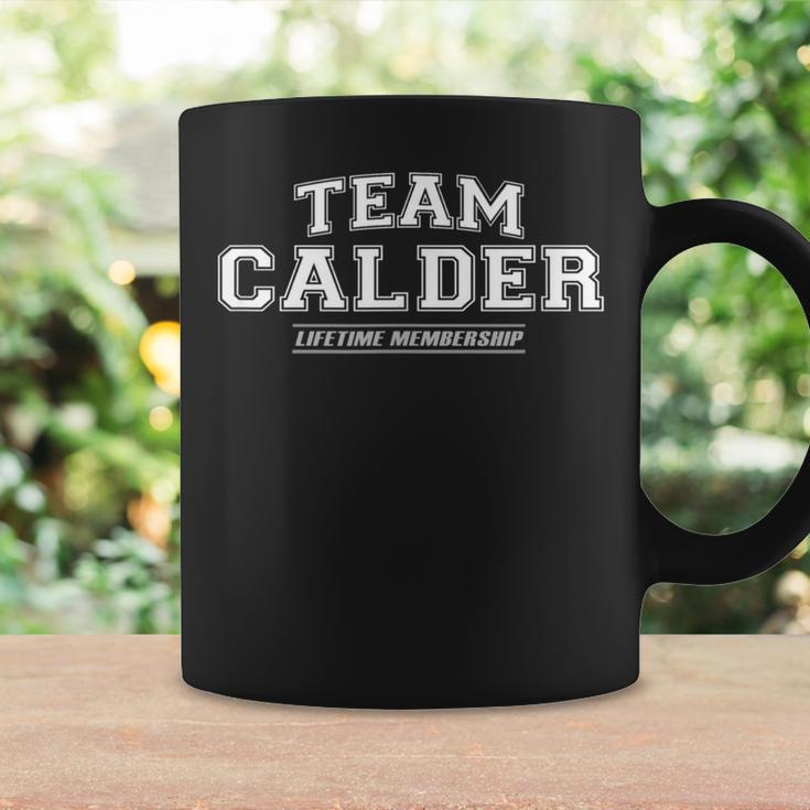 Team Calder Proud Family Surname Last Name Coffee Mug Gifts ideas