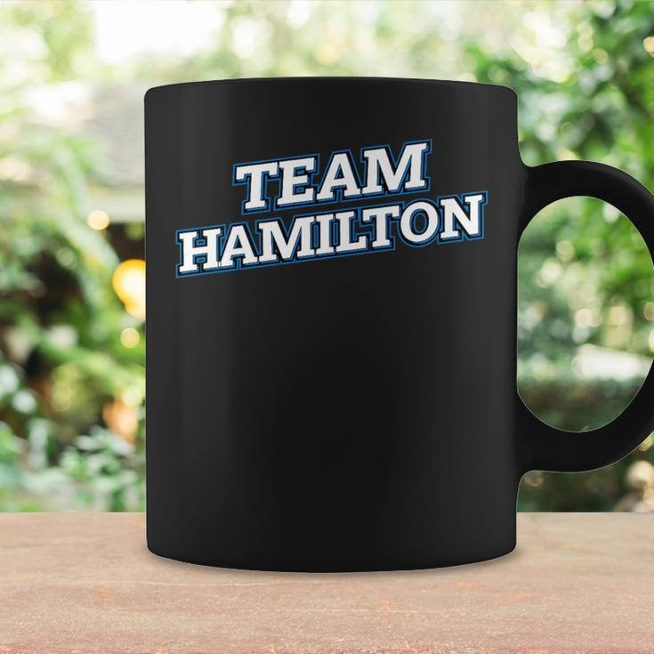 Team Hamilton Relatives Last Name Family Matching Coffee Mug Gifts ideas
