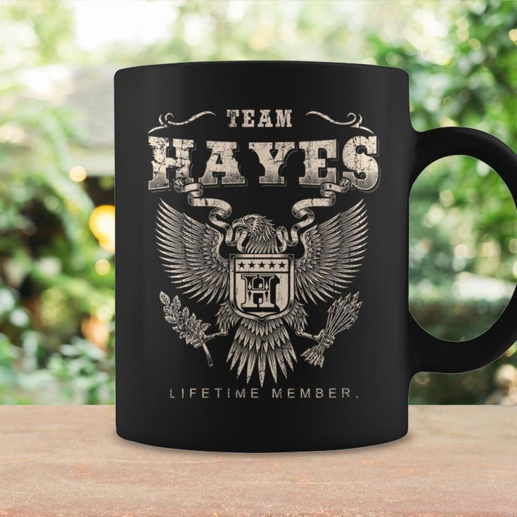 Team Hayes Family Name Lifetime Member Coffee Mug Gifts ideas
