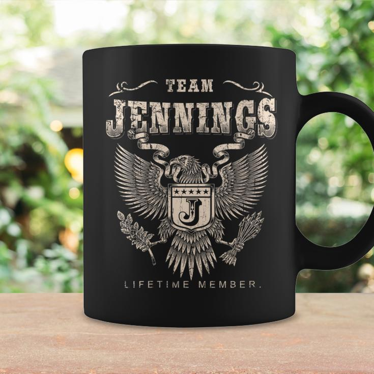 Team Jennings Family Name Lifetime Member Coffee Mug Gifts ideas