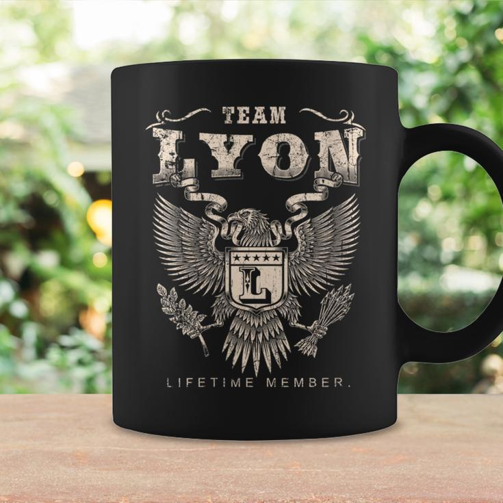 Team Lyon Family Name Lifetime Member Coffee Mug Gifts ideas