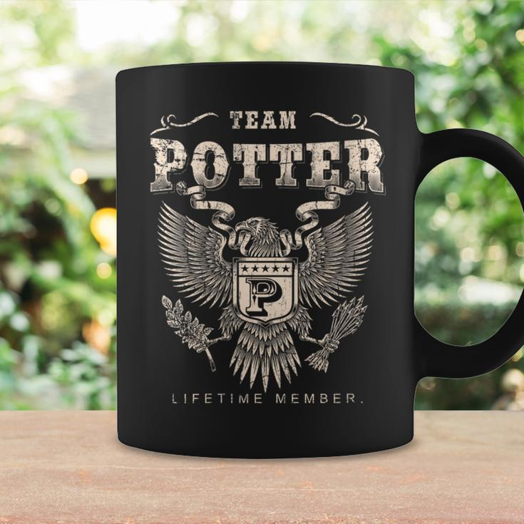 Team Potter Family Name Lifetime Member Coffee Mug Gifts ideas